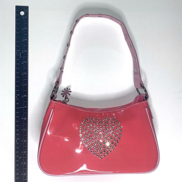 Hot Pink Rhinestone Purse - Picture 4 of 5